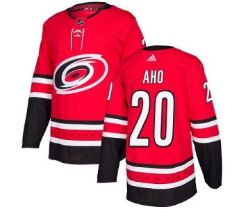 Adidas Hurricanes #20 Sebastian Aho Red Home Authentic Stitched Youth NHL Jersey