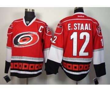 Carolina Hurricanes #12 Eric Staal Red Third Jersey