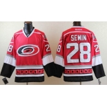 Carolina Hurricanes #28 Alexander Semin Red Third Jersey