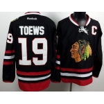 Chicago Blackhawks #19 Jonathan Toews 2014 Stadium Series Black Jersey