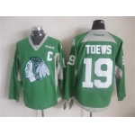 Chicago Blackhawks #19 Jonathan Toews 2014 Training Green Jersey