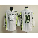 Chicago Blackhawks #19 Jonathan Toews 2015 All-Stars White Jersey