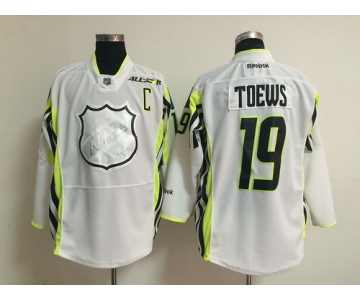 Chicago Blackhawks #19 Jonathan Toews 2015 All-Stars White Jersey