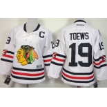 Chicago Blackhawks #19 Jonathan Toews 2015 Winter Classic White Womens Jersey