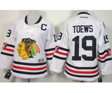 Chicago Blackhawks #19 Jonathan Toews 2015 Winter Classic White Womens Jersey