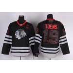 Chicago Blackhawks #19 Jonathan Toews Black Ice Jersey