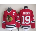 Chicago Blackhawks #19 Jonathan Toews Red Throwback CCM Jersey