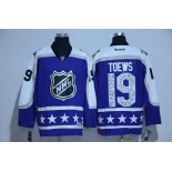 Men's Central Division Chicago Blackhawks #19 Jonathan Toews Reebok Purple 2017 NHL All-Star Stitched Ice Hockey Jersey