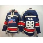 2014/15 Old Time Hockey Team USA #88 Patrick Kane Navy Blue Hoodie