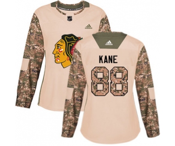 Adidas Chicago Blackhawks #88 Patrick Kane Camo Authentic 2017 Veterans Day Women's Stitched NHL Jersey