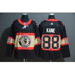 Blackhawks 88 Patrick Kane Premier Black New Third Adidas Jersey