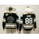 Chicago Blackhawks #88 Patrick Kane 2019 Winter Classic Authentic Black All Stitched Hoodie