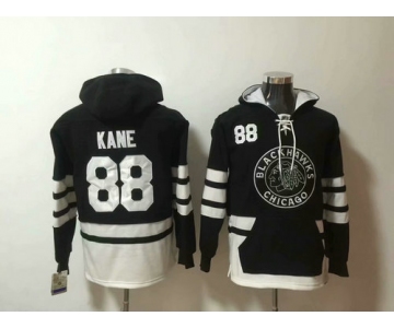 Chicago Blackhawks #88 Patrick Kane 2019 Winter Classic Authentic New Black All Stitched Hoodie