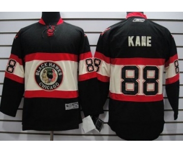 Chicago Blackhawks #88 Patrick Kane Black Third Kids Jersey