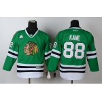 Chicago Blackhawks #88 Patrick Kane Green Kids Jersey