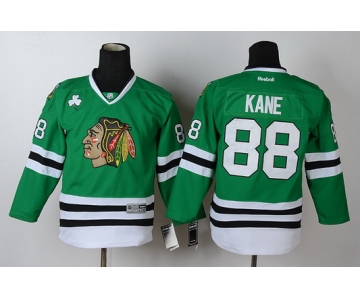 Chicago Blackhawks #88 Patrick Kane Green Kids Jersey