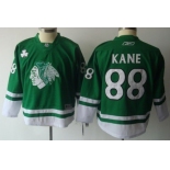Chicago Blackhawks #88 Patrick Kane St. Patrick's Day Green Kids Jersey