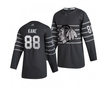 Men's Chicago Blackhawks #88 Patrick Kane Gray 2020 NHL All-Star Game Adidas Jersey