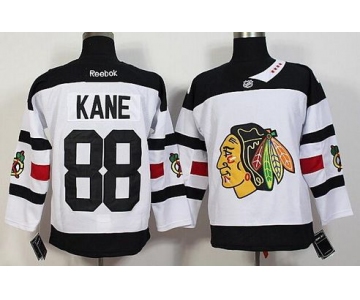 Men's Chicago Blackhawks #88 Patrick Kane Reebok White 2016 Stadium Series Premier Jersey