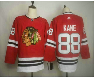 Men's Chicago Blackhawks #88 Patrick Kane adidas Home Authentic Red Player Jersey