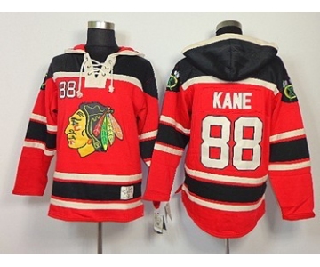 Old Time Hockey Chicago Blackhawks #88 Patrick Kane Red Hoodie