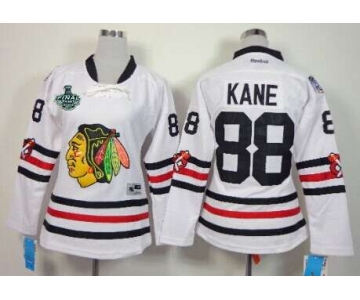 Women's Chicago Blackhawks #88 Patrick Kane 2015 Stanley Cup 2015 Winter Classic White Jersey