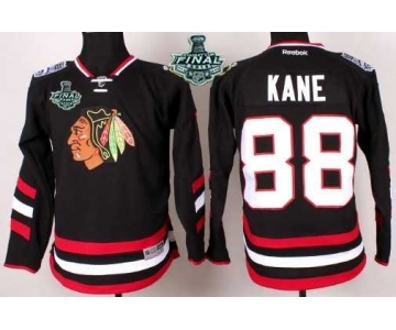 Youth Chicago Blackhawks #88 Patrick Kane 2015 Stanley Cup 2014 Stadium Series Black Jersey