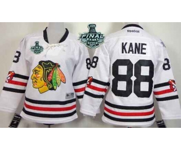 Youth Chicago Blackhawks #88 Patrick Kane 2015 Stanley Cup 2015 Winter Classic White Jersey