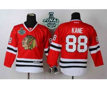 Youth Chicago Blackhawks #88 Patrick Kane 2015 Stanley Cup Red Jersey