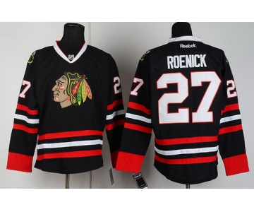 Chicago Blackhawks #27 Jeremy Roenick Black Jersey