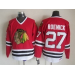 Chicago Blackhawks #27 Jeremy Roenick Red Throwback CCM Jersey