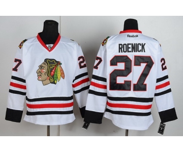 Chicago Blackhawks #27 Jeremy Roenick White Jersey