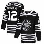 Adidas Chicago Blackhawks #12 Alex DeBrincat Black 2019 Winter Classic Authentic Player Jersey