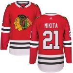 Adidas Chicago Blackhawks #21 Stan Mikita Red Home Authentic Stitched NHL Jersey