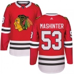 Adidas Chicago Blackhawks #53 Brandon Mashinter Red Home Authentic Stitched NHL Jersey