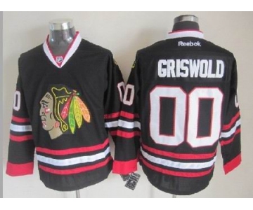 Chicago Blackhawks #00 Clark Griswold Black Jersey
