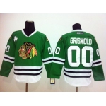 Chicago Blackhawks #00 Clark Griswold Green Throwback CCM Jersey