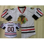 Chicago Blackhawks #00 Clark Griswold White Throwback CCM Jersey