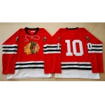 Chicago Blackhawks #10 Patrick Sharp 1960-61 Red Vintage Jersey