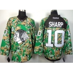 Chicago Blackhawks #10 Patrick Sharp 2014 Camo Jersey