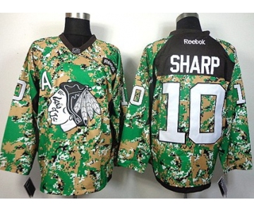 Chicago Blackhawks #10 Patrick Sharp 2014 Camo Jersey