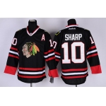 Chicago Blackhawks #10 Patrick Sharp Black Jersey