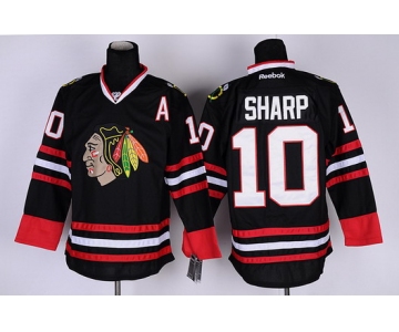Chicago Blackhawks #10 Patrick Sharp Black Jersey