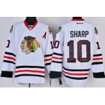 Chicago Blackhawks #10 Patrick Sharp White Jersey