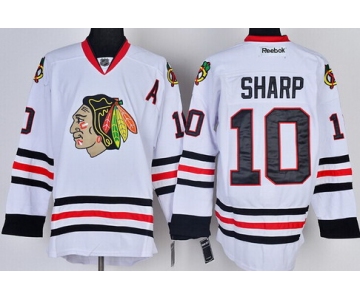 Chicago Blackhawks #10 Patrick Sharp White Jersey