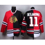 Chicago Blackhawks #11 Andrew Desjardins Red/Black Two Tone Jersey