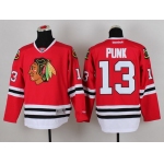 Chicago Blackhawks #13 CM Punk Red Jersey