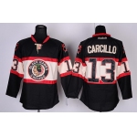 Chicago Blackhawks #13 Daniel Carcillo Black Third Jersey