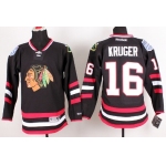 Chicago Blackhawks #16 Marcus Kruger 2014 Stadium Series Black Jersey