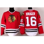 Chicago Blackhawks #16 Marcus Kruger Red Jersey